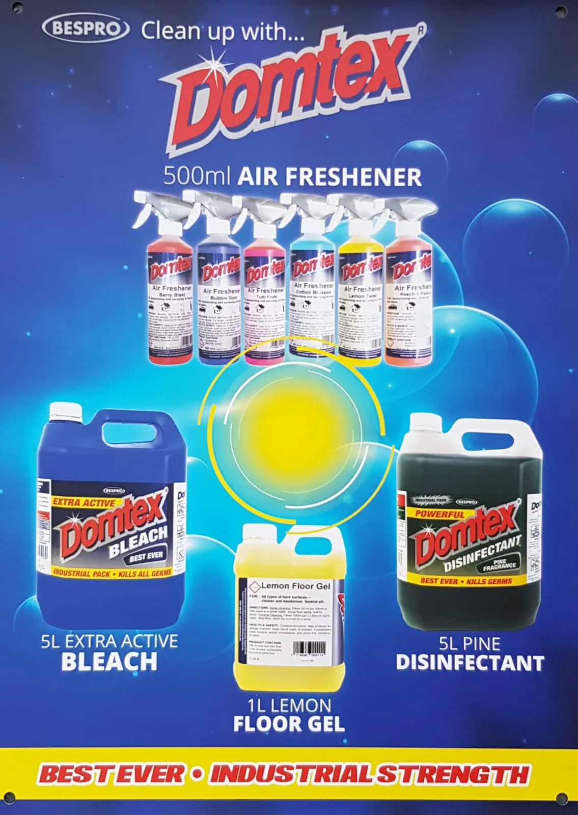 Bespro Chemicals product range